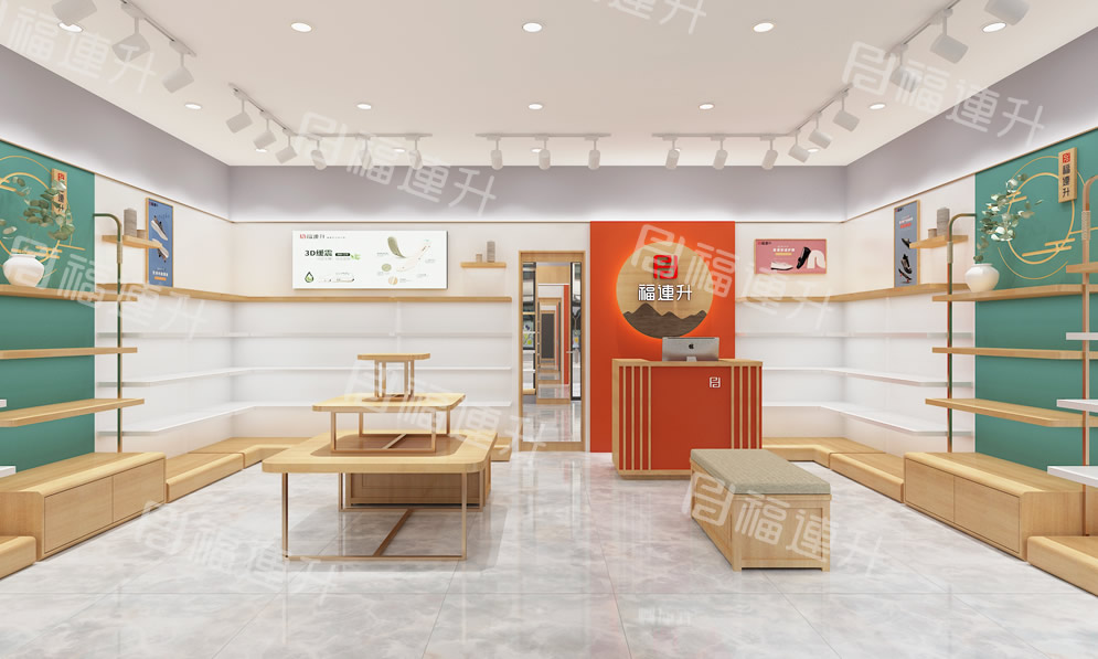 福連升健康舒適休閑鞋、老北京布鞋店面效果圖2