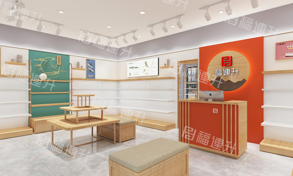 福連升健康舒適休閑鞋、老北京布鞋店面效果圖4