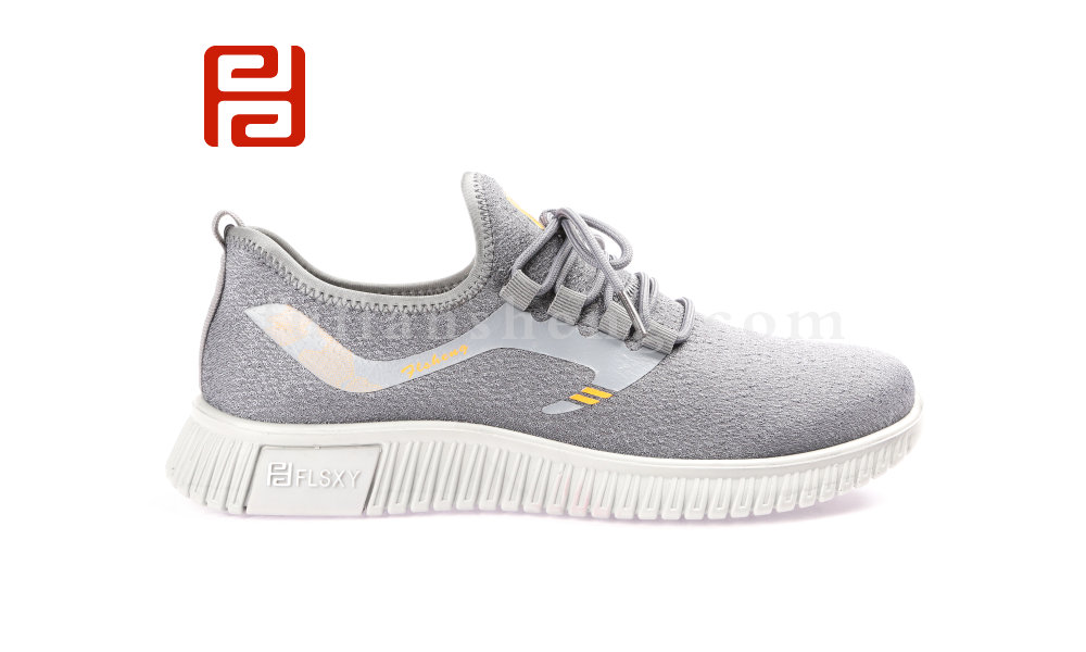 福連升春款男士輕便透氣運(yùn)動鞋飛織休閑男鞋圖片