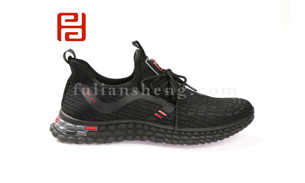 福連升春款男士透氣輕便防滑運(yùn)動(dòng)鞋棉麻內(nèi)里圖片