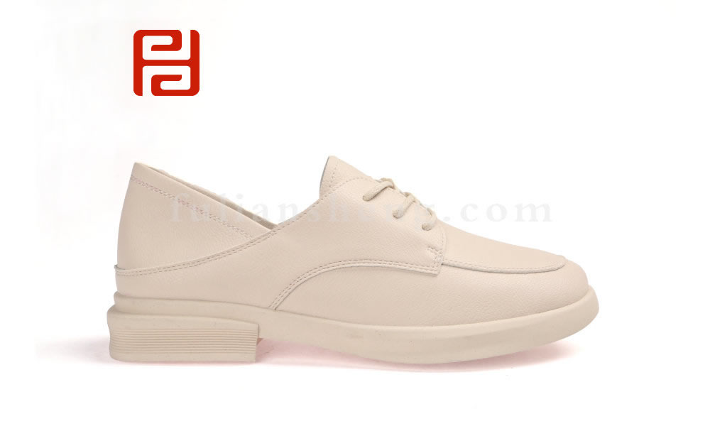 福連升春款女士系帶休閑時(shí)尚通勤棉麻老北京布鞋圖片