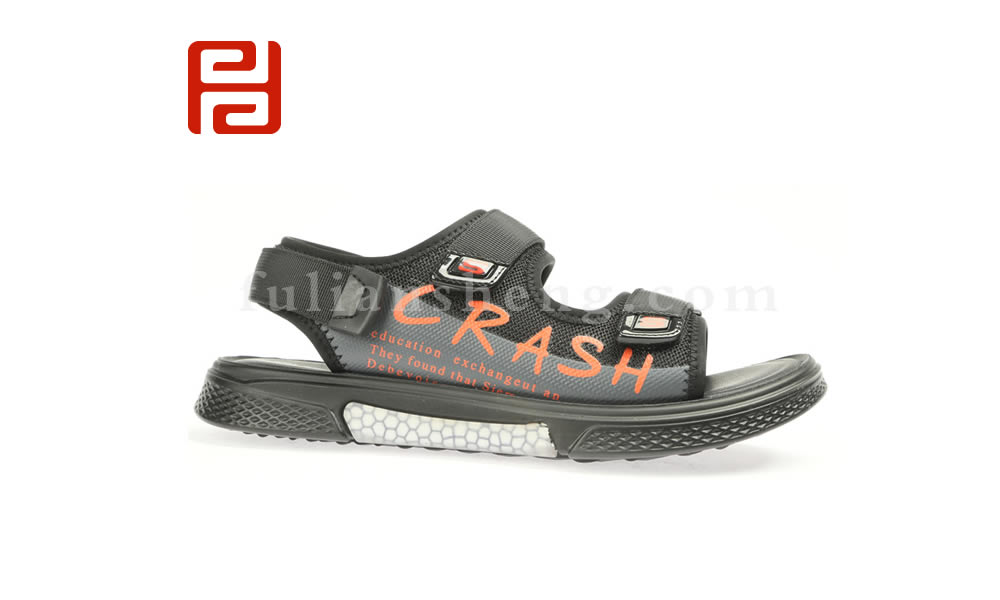 福連升夏季涼鞋男士涼拖鞋 時(shí)尚百搭運(yùn)動(dòng)休閑沙灘鞋圖片