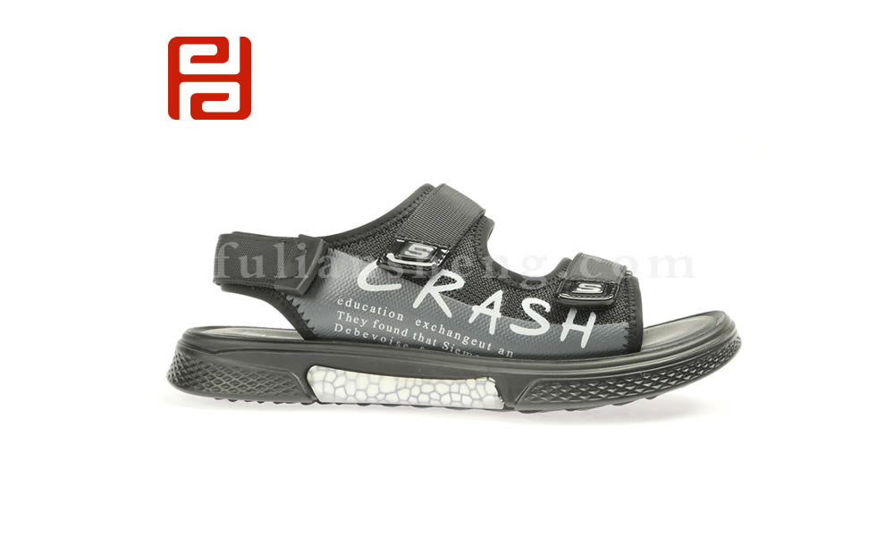 福連升夏季涼鞋男士涼拖鞋 時(shí)尚百搭運(yùn)動(dòng)休閑沙灘鞋圖片