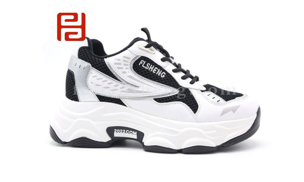 福連升休閑運(yùn)動女鞋厚底增高保暖舒適鞋子圖片