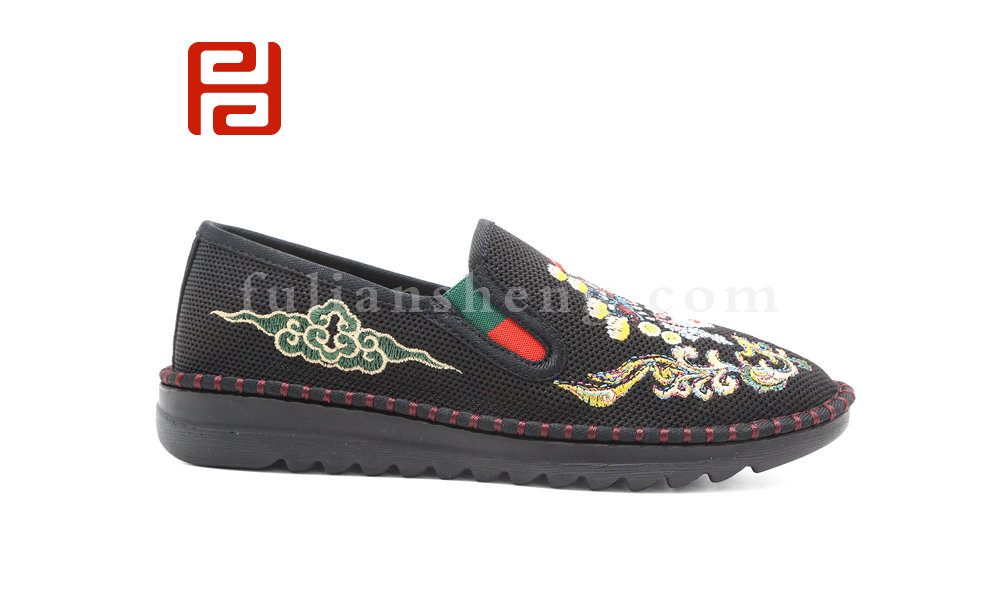 福連升老北京布鞋國(guó)粹時(shí)尚潮鞋復(fù)古千層底女鞋