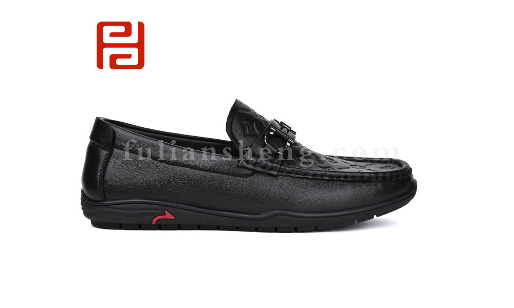 福連升春秋男士單鞋商務(wù)休閑豆豆鞋舒適合腳