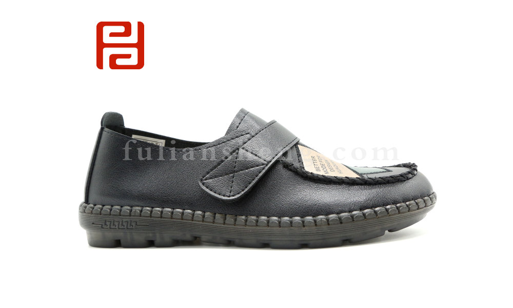 福連升春秋單鞋女鞋中老年舒適休閑手縫鞋