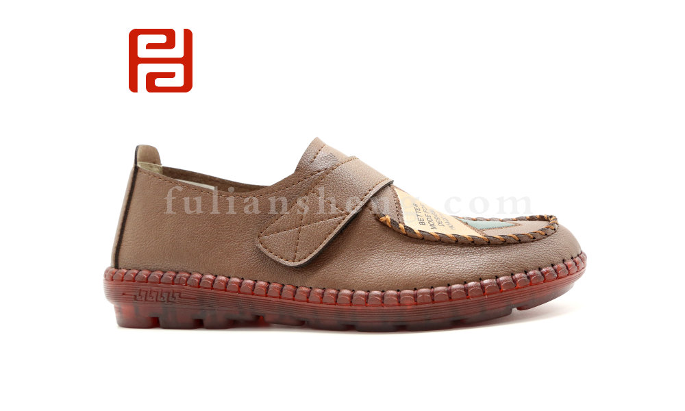 福連升春秋單鞋女鞋中老年舒適休閑手縫鞋