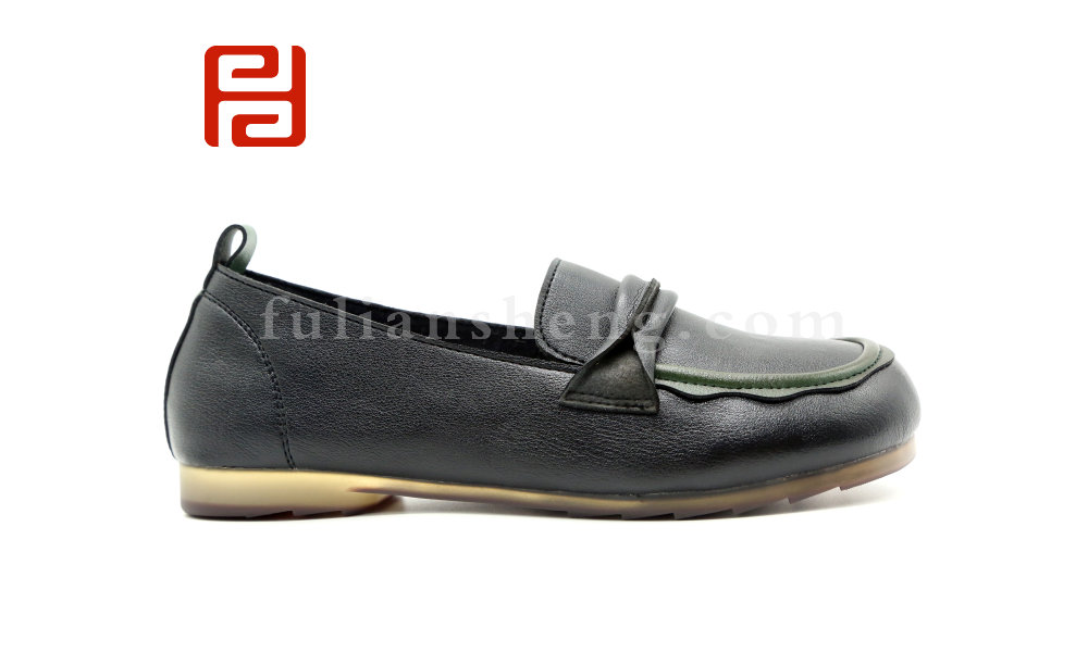 福連升春秋休閑單鞋舒適休閑手縫鞋女鞋