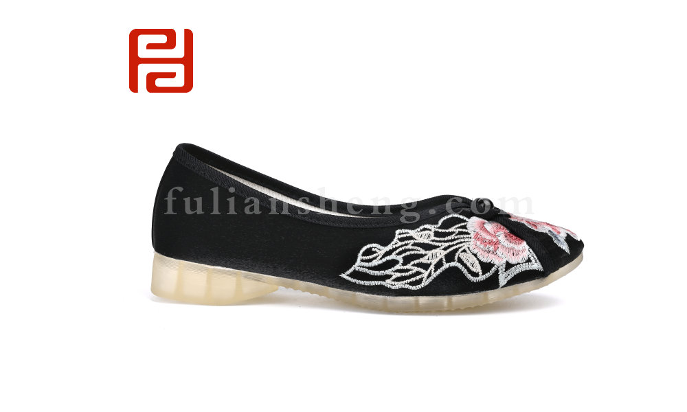 福連升春秋女鞋漢唐風(fēng)韻漢舞鞋中國(guó)風(fēng)老北京布鞋