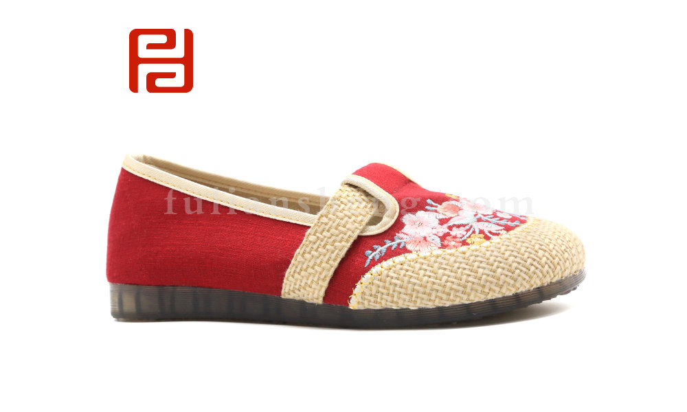 福連升夏季女鞋漢唐風(fēng)韻北京布鞋中國風(fēng)尚休閑鞋