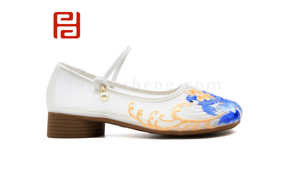 福連升夏季女鞋中國風(fēng)尚漢唐風(fēng)韻傳統(tǒng)舞蹈鞋