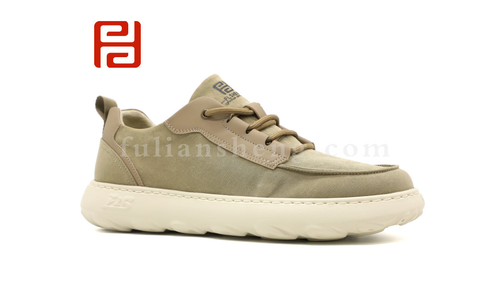 舒適休閑男鞋橡塑發(fā)泡鞋底3D緩震鞋墊棉麻里布