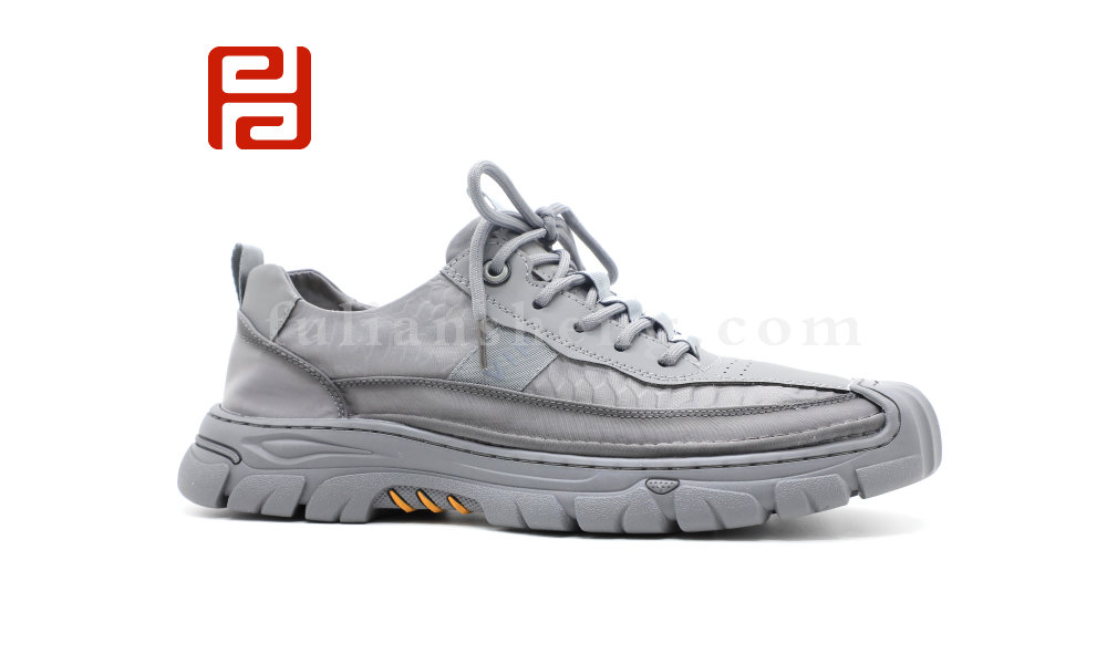 時(shí)尚運(yùn)動(dòng)男單鞋雨傘布面料橡膠鞋底3D緩震鞋墊