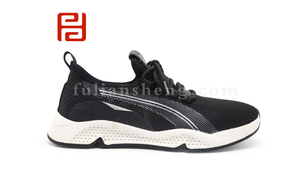 福連升夏季男休閑運(yùn)動(dòng)鞋輕便軟底網(wǎng)面透氣舒適鞋子圖片