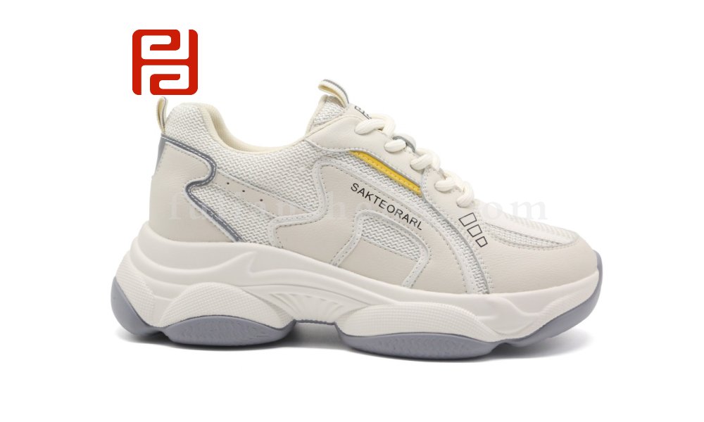 福連升秋季厚底內(nèi)增高休閑運動女鞋時尚運動老爹鞋圖片