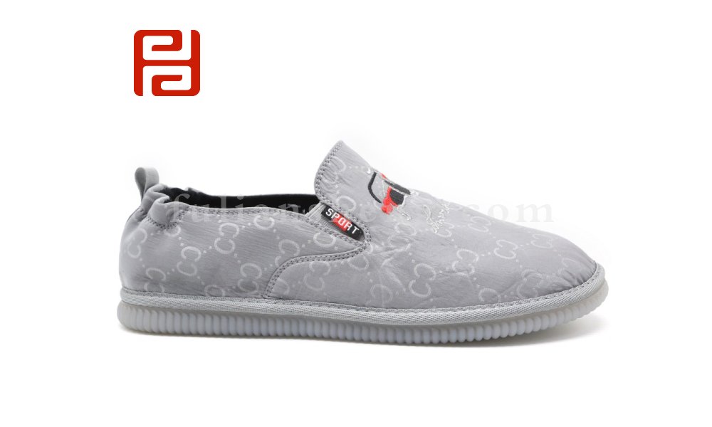 福連升老北京布鞋休閑板鞋一腳蹬社會(huì)鞋黑色平底男鞋圖片