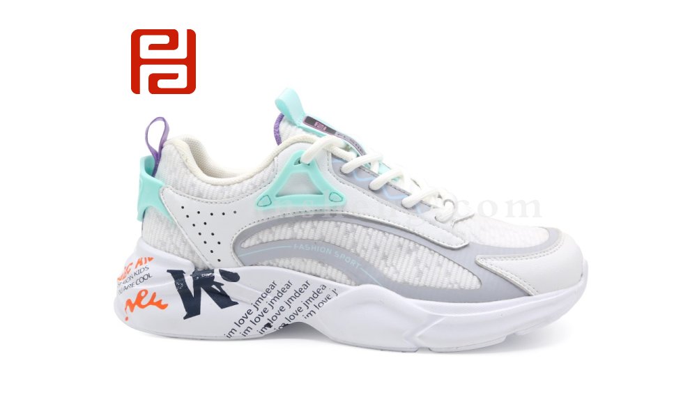 福連升休閑鞋2021秋季新款時尚運動拼色透氣輕便女鞋圖片