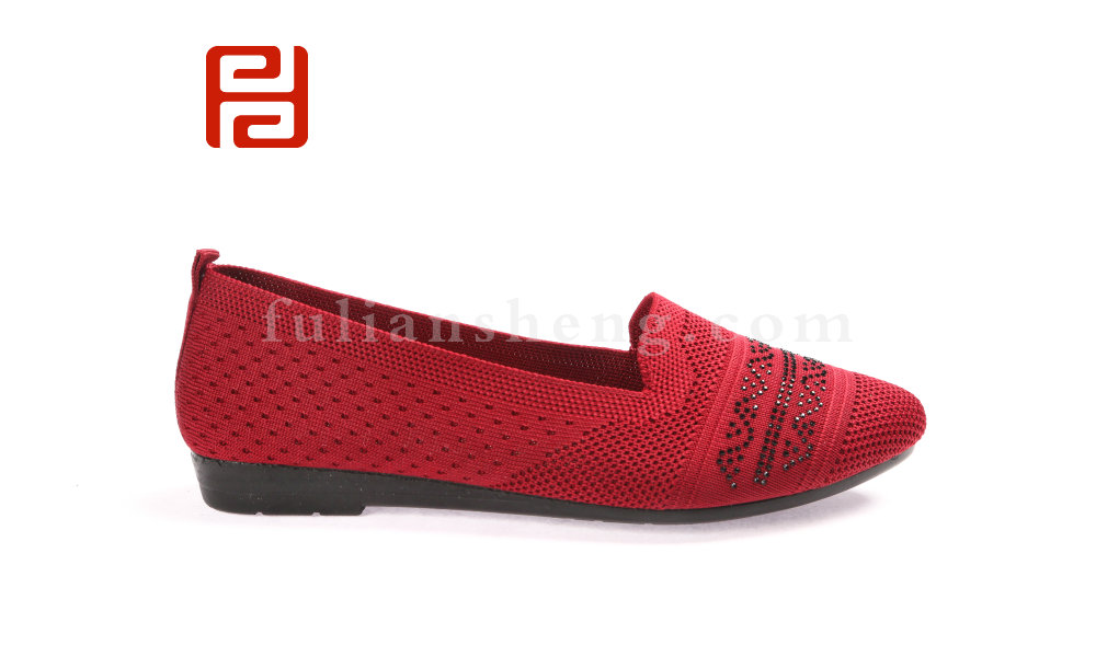 福連升春款女士輕便透氣淺口媽媽鞋休閑單鞋(圖4)