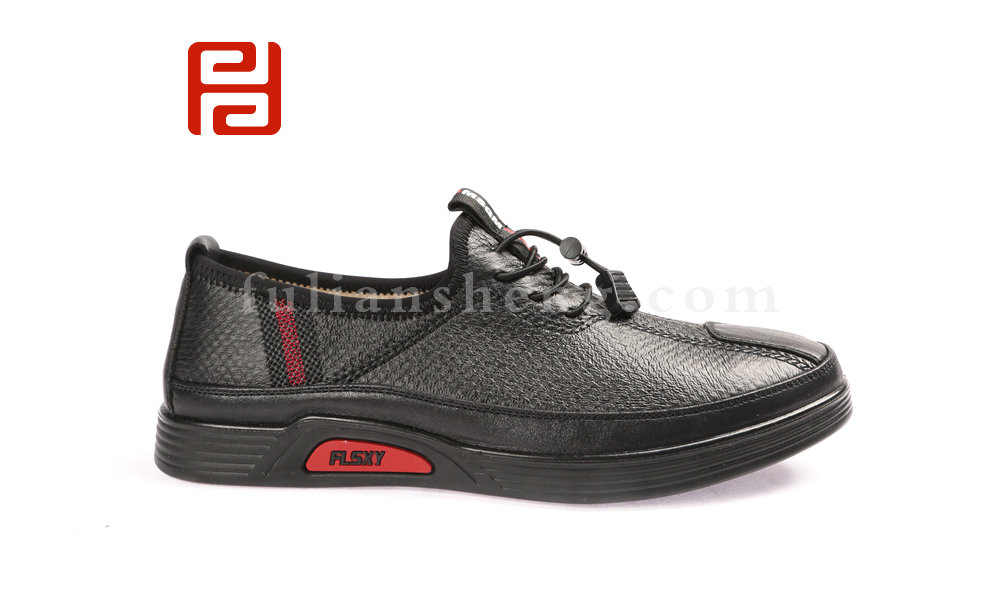 福連升2020春商務休閑輕便軟底中年鞋老北京布鞋男單鞋(圖3)