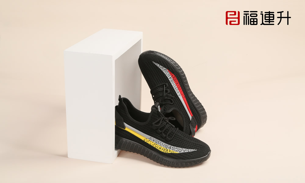 福連升2020春休閑軟底透氣椰子鞋運(yùn)動(dòng)男單鞋(圖2)