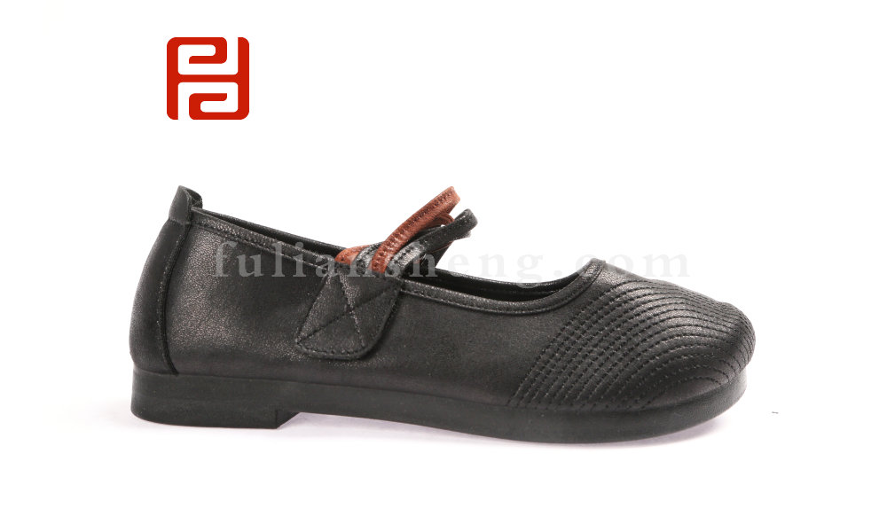 福連升2020春季輕便透氣防滑免洗淺口女單鞋媽媽鞋(圖3)