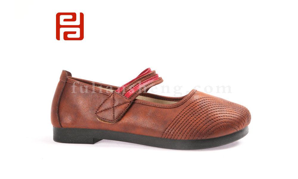 福連升2020春季輕便透氣防滑免洗淺口女單鞋媽媽鞋(圖4)