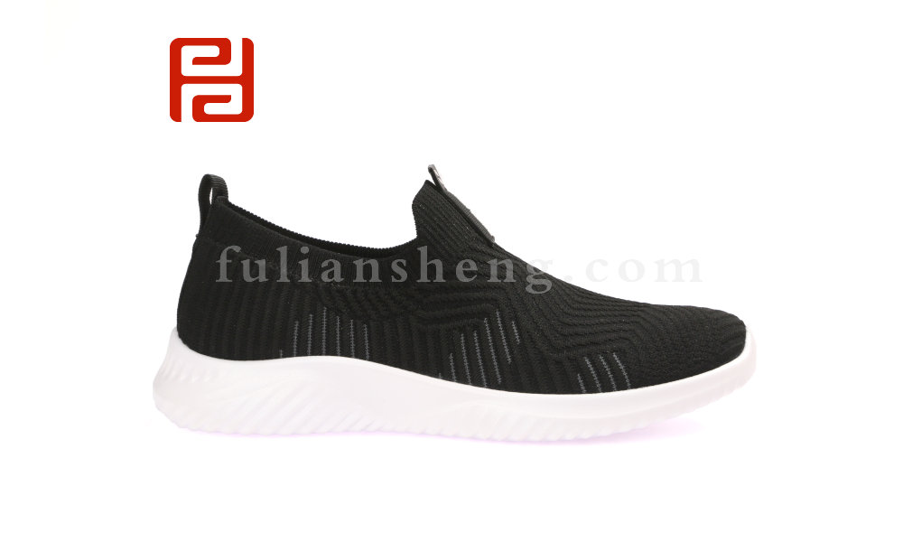 福連升男士透氣網(wǎng)面一腳蹬襪子鞋休閑單鞋運(yùn)動鞋(圖4)