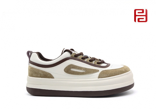 真皮小白鞋ins潮流時(shí)尚百搭韓版厚底休閑板鞋女單鞋