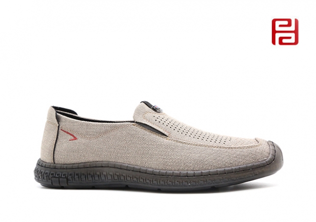 福連升夏季男鞋休閑生活手縫鞋