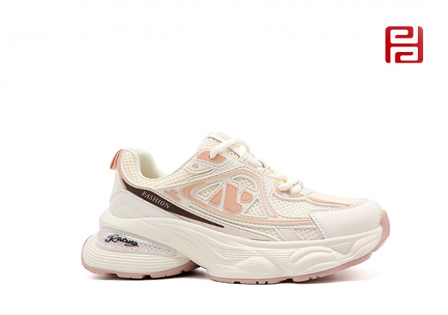 福連升春秋新款時尚運(yùn)動女鞋老爹鞋單鞋