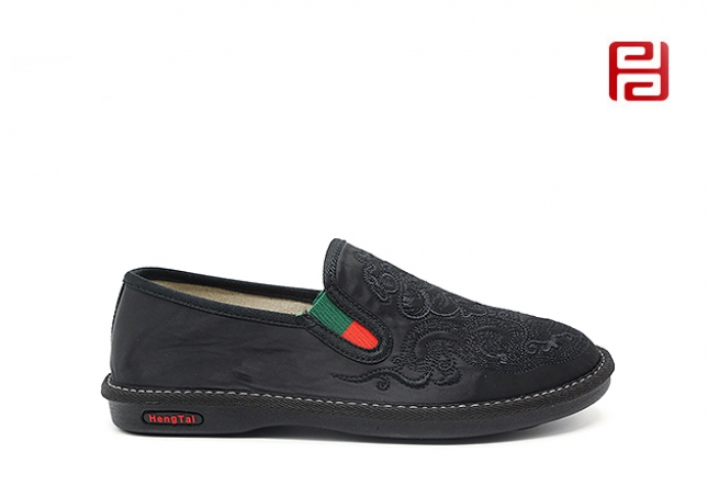 福連升老北京布鞋沖服呢中國風(fēng)尚棉麻里布輕便男社會(huì)鞋