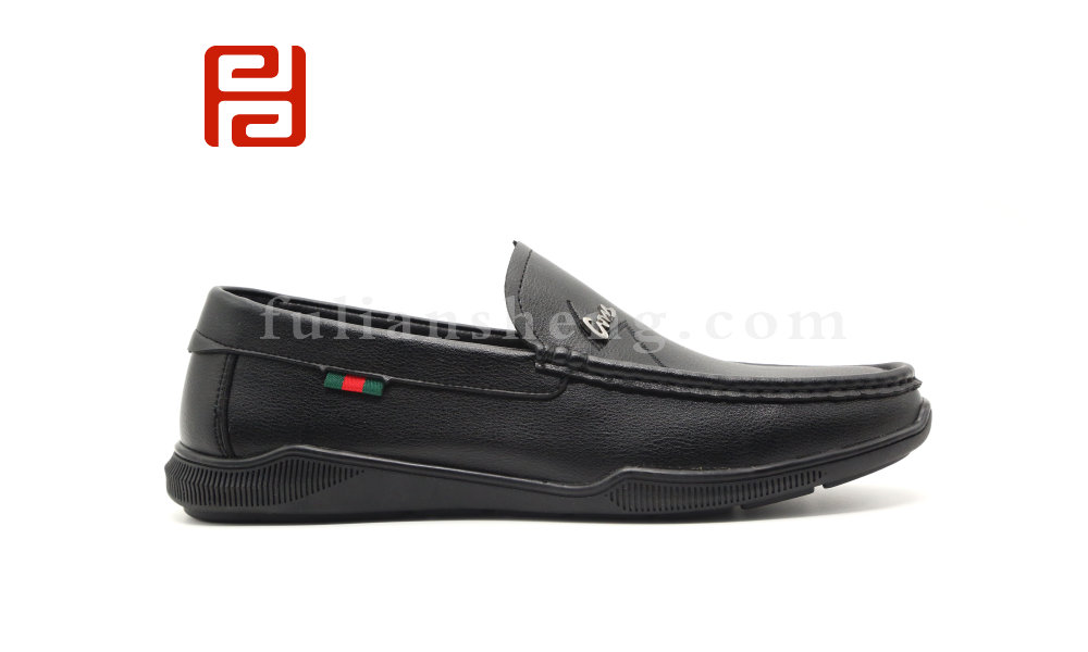 福連升男鞋休閑商務(wù)樂(lè)福鞋套腳豆豆鞋棉麻內(nèi)里舒適一腳蹬