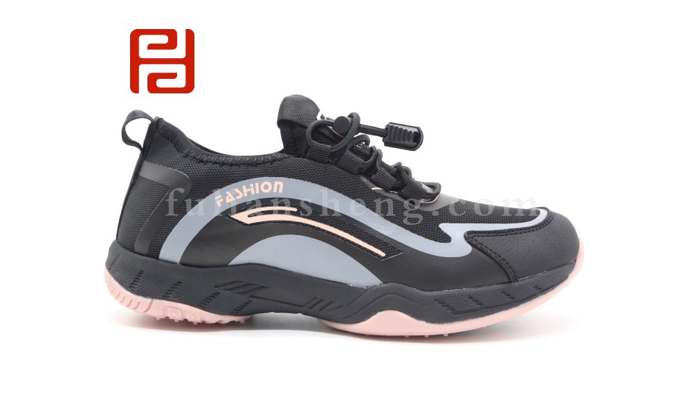 福連升春季新款網(wǎng)布透氣戶外漫步鞋旅游鞋拼色輕便女鞋