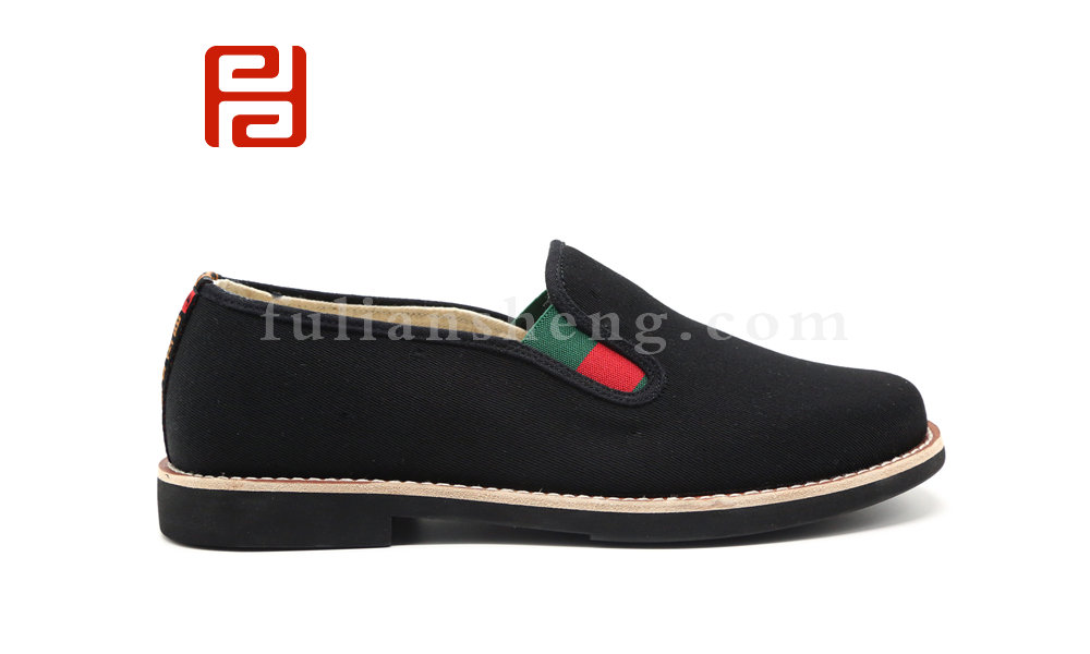 福連升老北京布鞋禮服呢橡膠發(fā)泡鞋底棉麻養(yǎng)生鞋墊男鞋